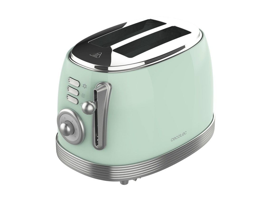 Tostadora CECOTEC Vintage 800 light green (850 W)