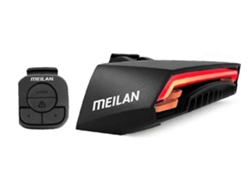juego de luces traseras inalámbricas para bicicleta, luz de freno automática, advertencia trasera, recargable por USB, Yizhood (negro)