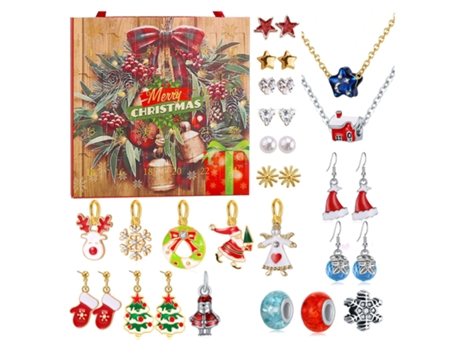 Adornos navideños Regalo Calendario de cuenta regresiva Adviento