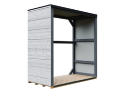 Refugio de madera para exteriores 1,14 m² 75 x 153 x H159 cm Timbela M980 1 Tundra Cavern
