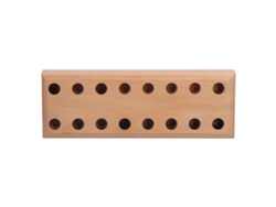 Soporte Para Herramientas De Madera De Pino Con 16 Agujeros, Organizador Para Alicates Y Accesorios.