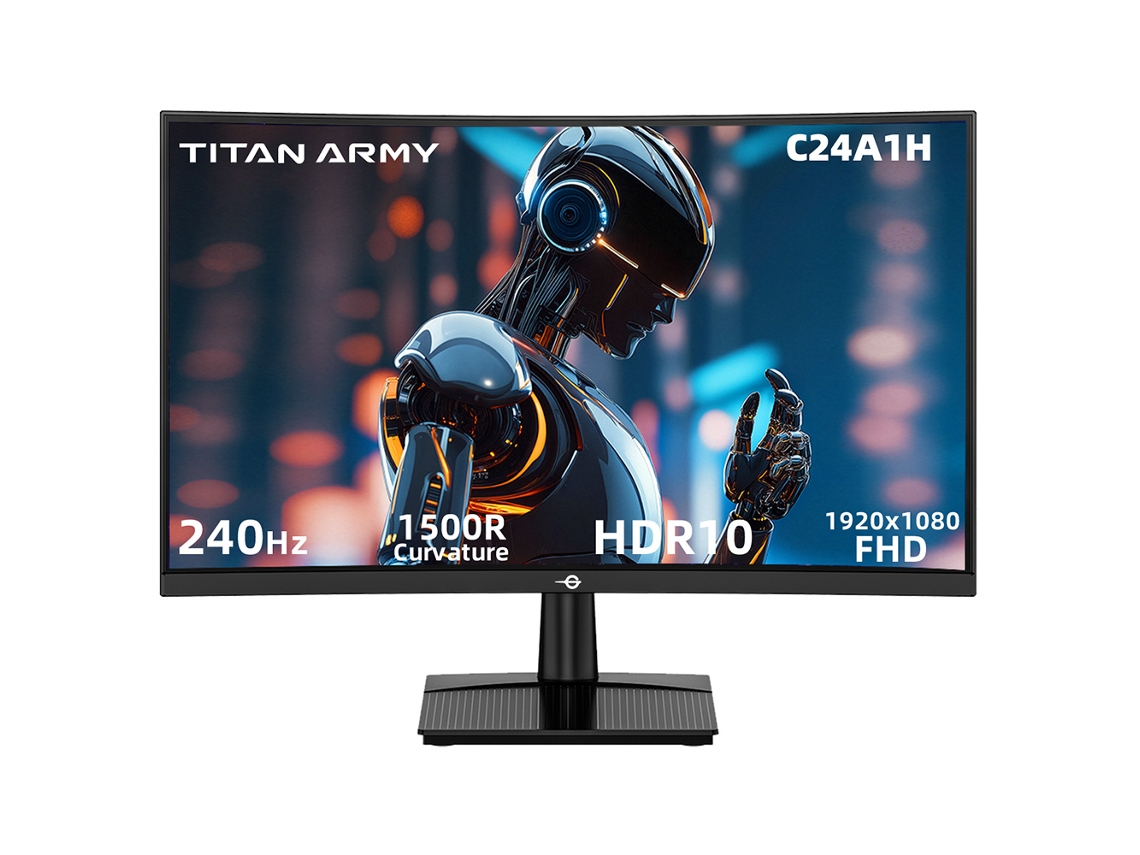 Monitor para juegos Titan Army C24a1h R1500 169 VA FHD 240 Hz