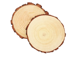 2 piezas de madera sin terminar. ALLINLESS