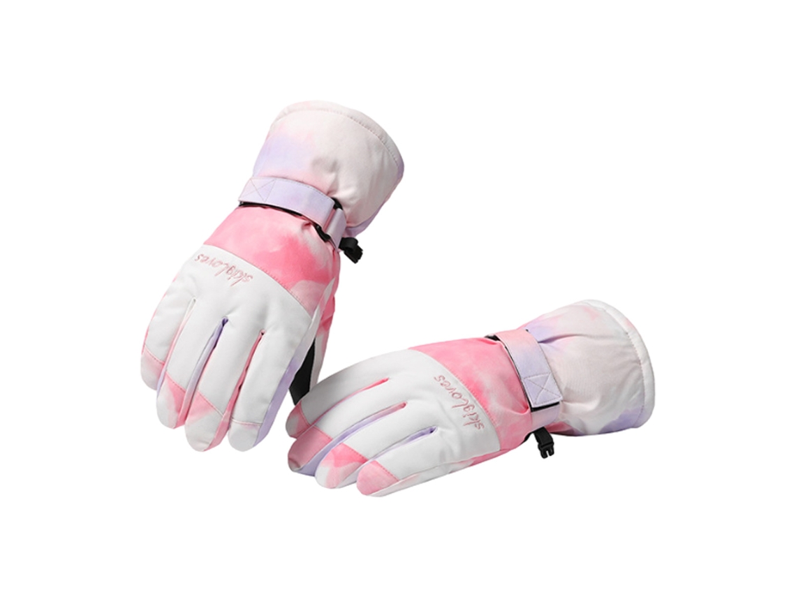 Guantes de esquí y nieve de invierno cálidos e impermeables con tacto sensible para hombres y mujeres