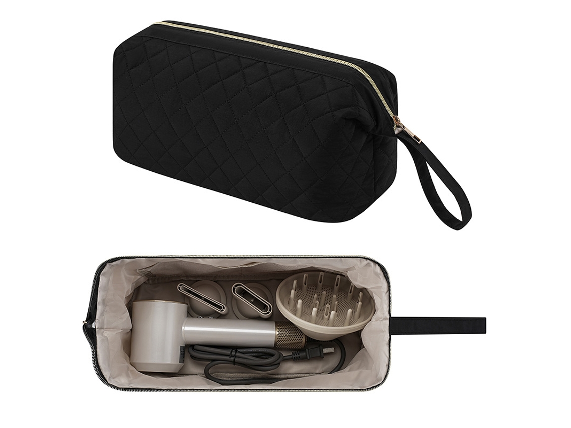 Bolsa Para Rizador Eifson Acolchada Con Protección Anti-golpes Y Asa (negro)