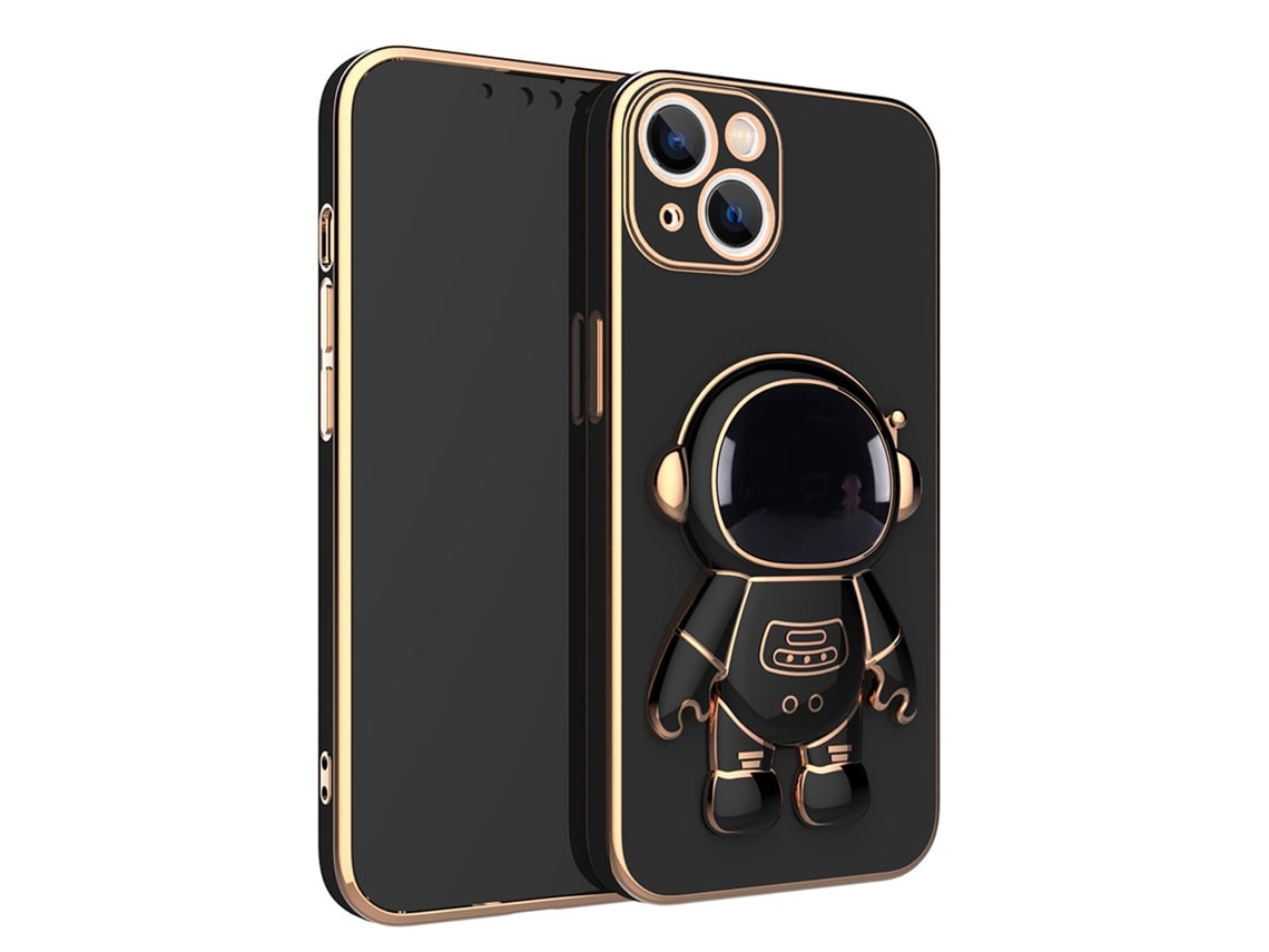 Soporte Plegable (diseño De Astronauta, Negro Clásico)