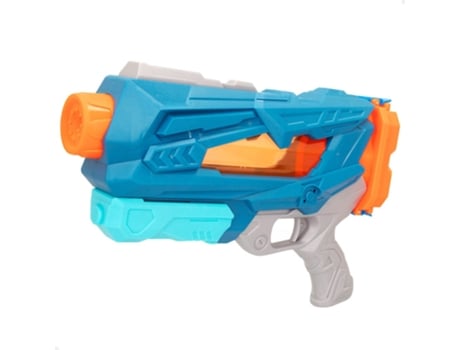 Pistola de Água com Tanque Extragrandeno Aqua World Laranjababy Shark