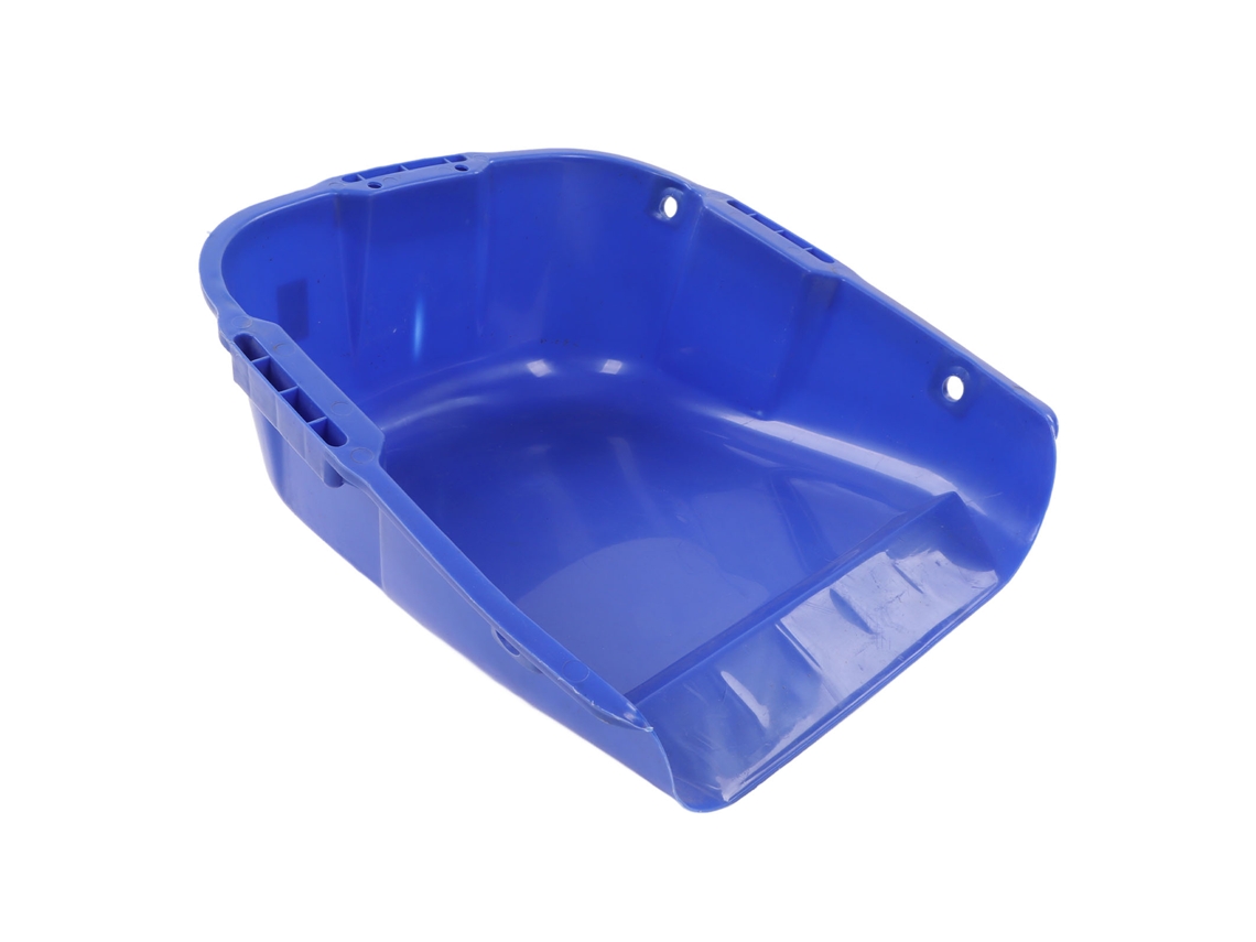Cubo De Plástico Resistente Para Secar Granos, Gran Capacidad, Doble Asa, Robusto, Color Azul.