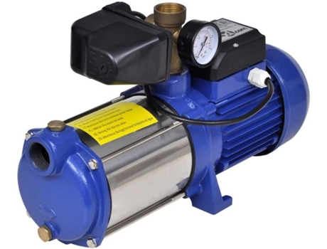 vidaXL Bomba de agua inyectores con calibre 1300 W 5100 L/h azul