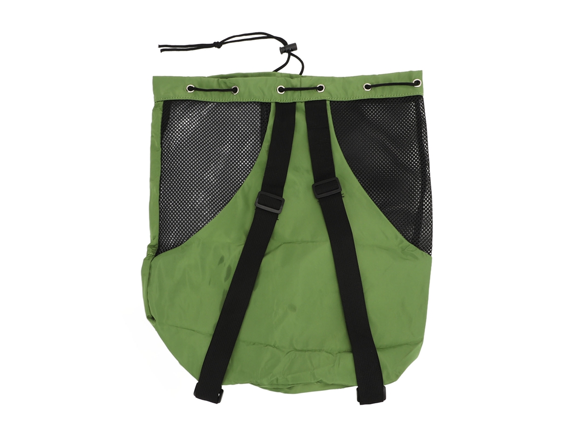 Junli-mochila Playa Grande Ligera Malla Ajustable Verde
