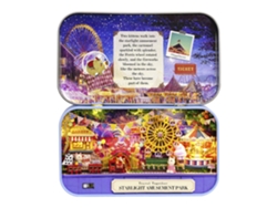 Maqueta 3d Starlight Playground En Cajita Souvenir 4,3x16,4x2,6 Cm.