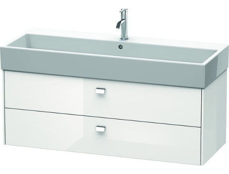 Mueble DURAVIT Brioso bajo encimera 118,4 x 45,9 cm 2 cajones con sifón y delantal para lavabo Vero Air 235012