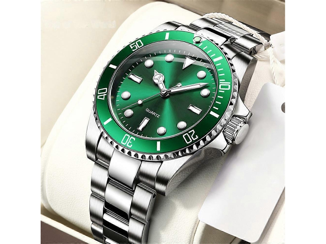 Reloj de buceo para hombre de acero inoxidable de alta calidad, estilo suizo, con movimiento Seiko Ly Ebike Sport.