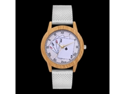 Relojes De Moda Unisex Para Hombre Y Mujer Cuarzo Pulsera Plata