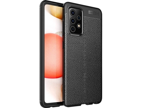 Carcasa Samsung A72 5G Rugged Leather Negro