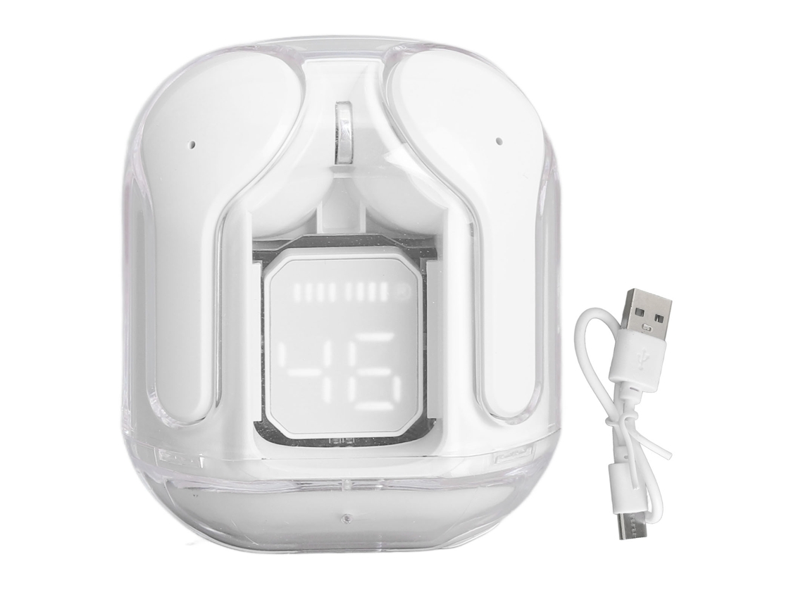 Fones de Ouvido Bluetooth LAXISCREED Bt 5.3 Estéreo Branco