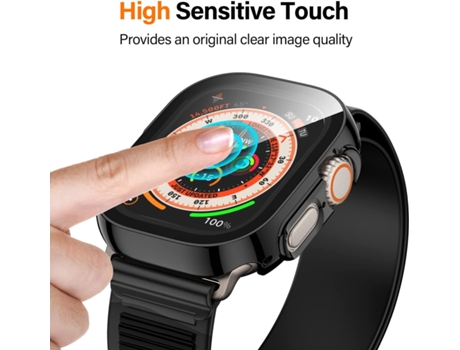 Funda de Reloj con Protector de Pantalla para Apple Watch 9 y Ultra 2 4 cm INF