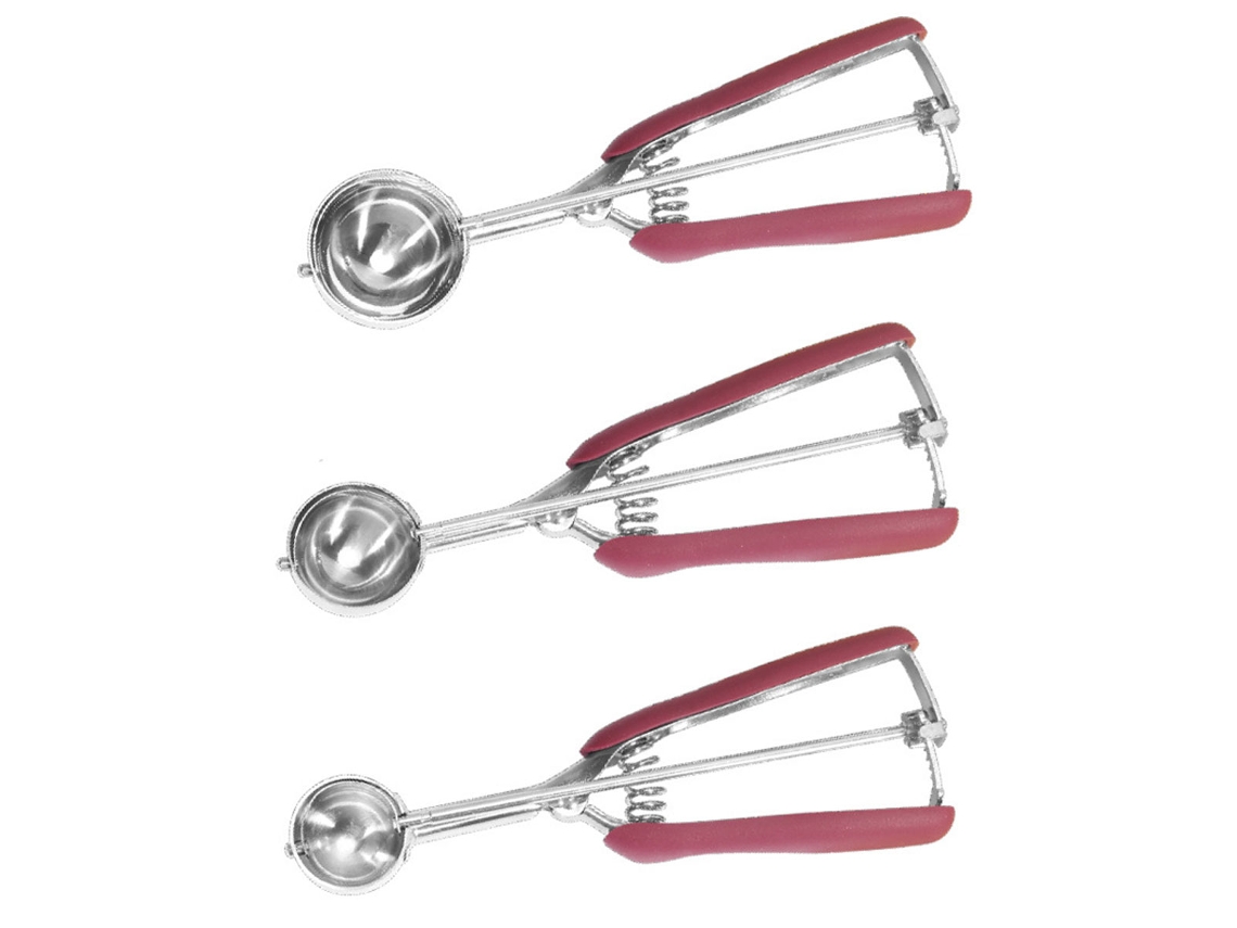 Juego de pinzas para galletas y helados, pinzas para galletas de acero inoxidable NEVEANCE