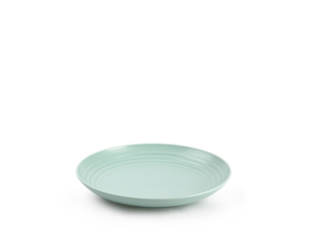 Plato Llano 22 Cm Reutilizable Ideal Fiestas Verde PLASTIC FORTE
