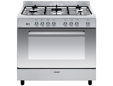 Cocina GLEM GE960CBIX2 (104 L - Gas - Inox)