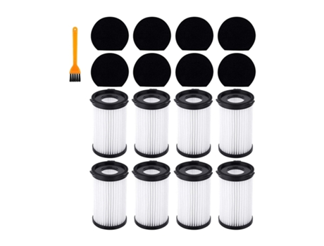 Paquete de 8 filtros Hepa de repuesto aptos para Moosoo D600 D601 piezas de recambio de aspiradora con cable