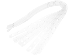 Juego 10 Tiras Blancas Colgar Ahorran Espacio Armario Almacenamiento Ropa