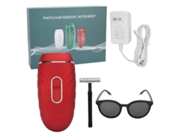 Máquina De Depilación Ipl Portátil 500.000 Flash Painless Herramienta Depilatoria Corporal 110-240v Rojo Plug Us