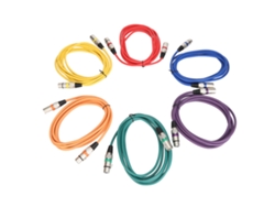 6 Cables Xlr Macho A Hembra 10ft Con Doble Blindaje Y Anti-interferencia Cable Micrófono Xlr