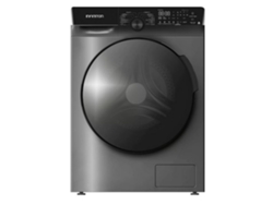 Lavadora de carga frontal Infiniton Wm G124adx, 12 kg, 1400 rpm, 14 programas, acero inoxidable oscuro