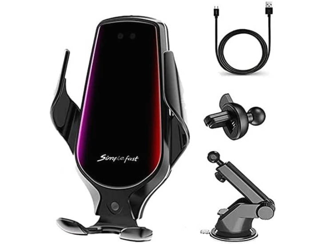 Cargador Sem Carro Sensor Inteligente YIZHOOD Negro