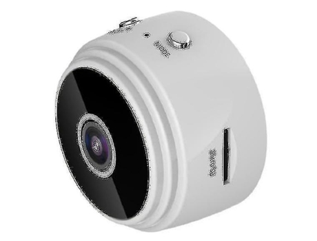 Mini Camara Espía Oculta Wi-Fi Visión Nocturna Hd 1080P Detección de Movimientoblanco BISBISOUS