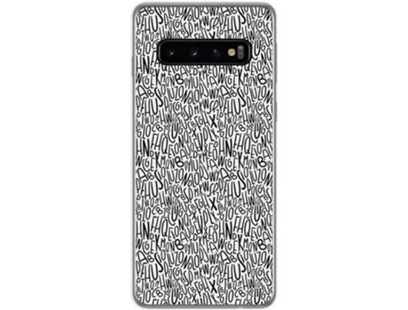 Carcasa Samsung Galaxy S10 Plus TUMUNDOSMARTPHONE Letras Multicolor