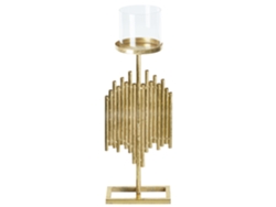 Accesorio decorativo BELIANI Nias de Hierro Dorado 18x13x53