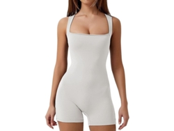 2026-jumpsuit De Control Abdominal Para Mujer Con Tirantes Y Escote Cuadrado De Tela Elástica Y Transpirable