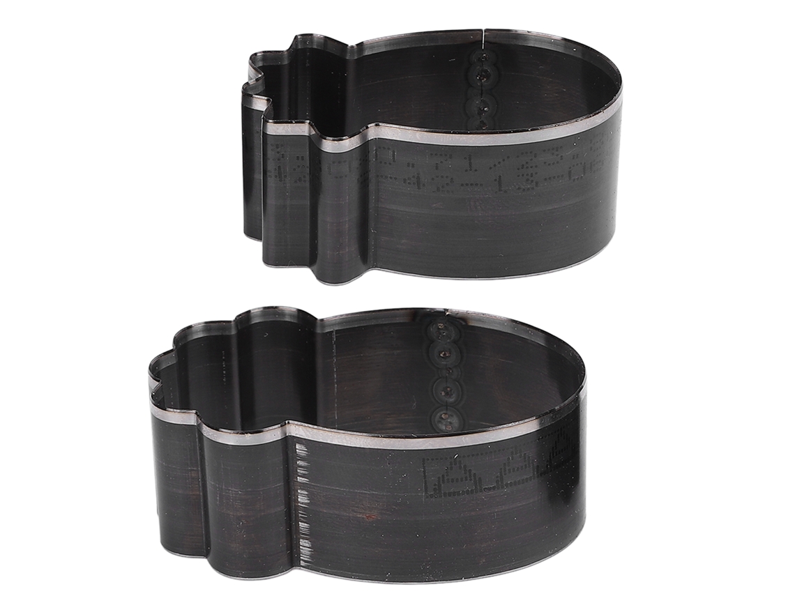 Juego De 2 Piezas De Troqueladoras Para Cuero, Acero Aleado, De 55 Mm A 62 Mm, Herramienta De Perforación Hueca.