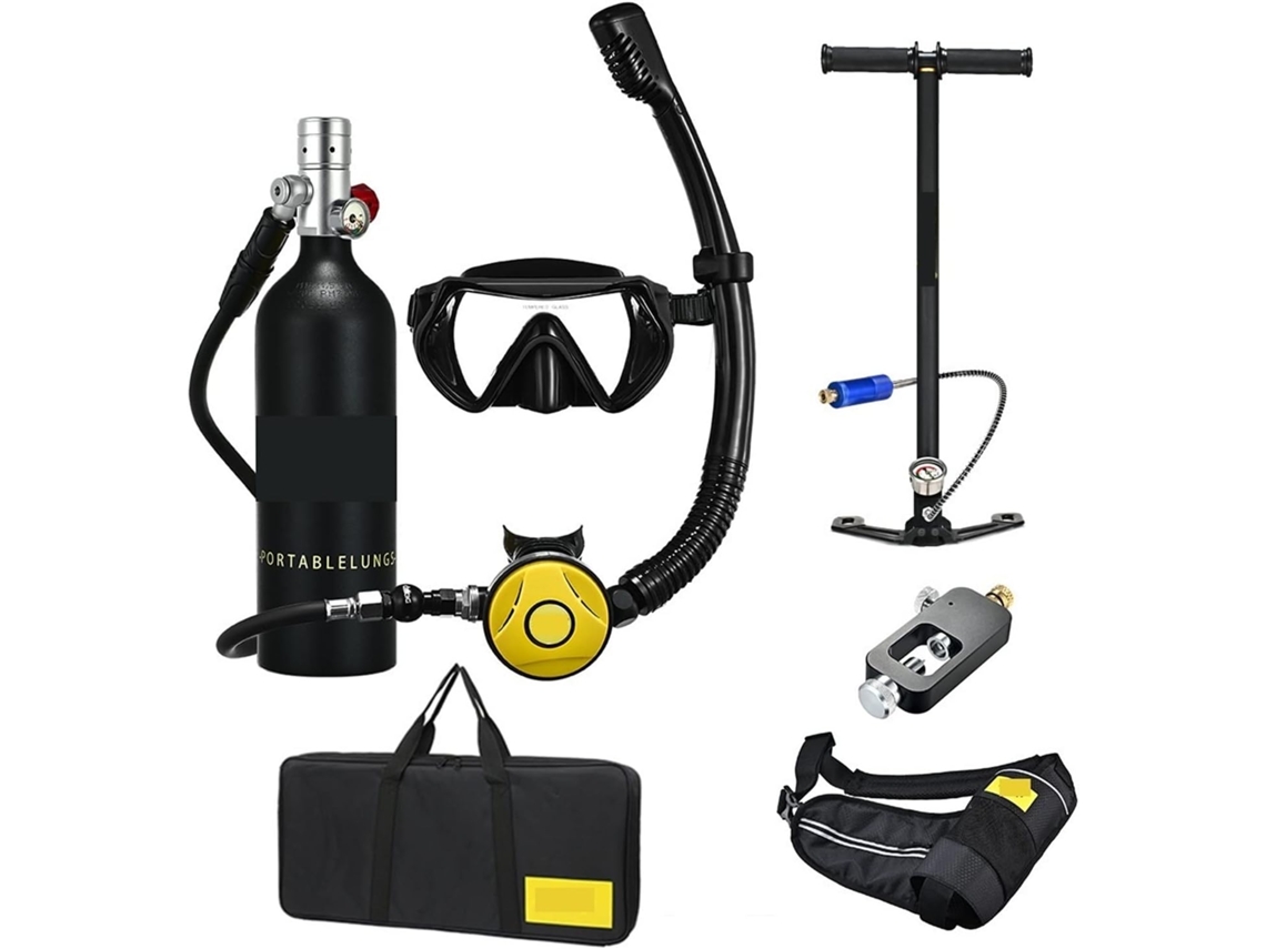 Mini Botella De Buceo, Tubo De Snorkel, Rebreather, Equipo Portátil De Apnea