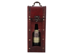 Caja de regalo portátil para vino tinto añejo | Almacenamiento elegante y práctico