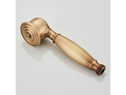 Cabezal De Ducha De Baño Estilo Teléfono, De Latón Cromado Dorado.