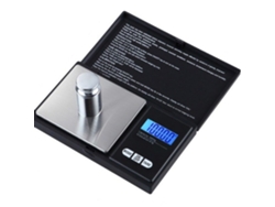 Mini báscula electrónica para joyería de 1000 g x 0,01 g, báscula de bolsillo para el hogar