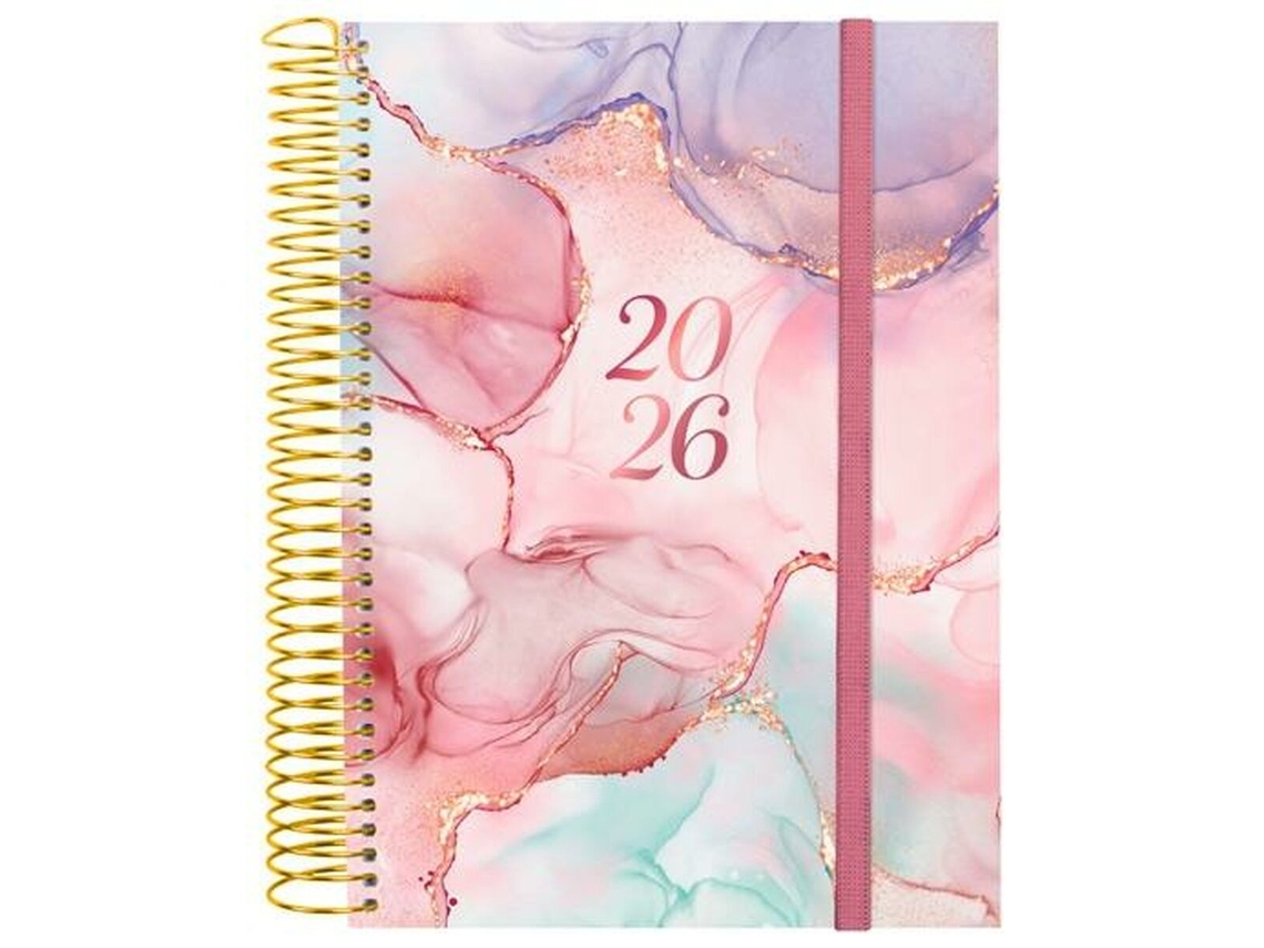 Agenda Finocam Design Collection Goldy A5 15,5 x 21,2 cm 2026