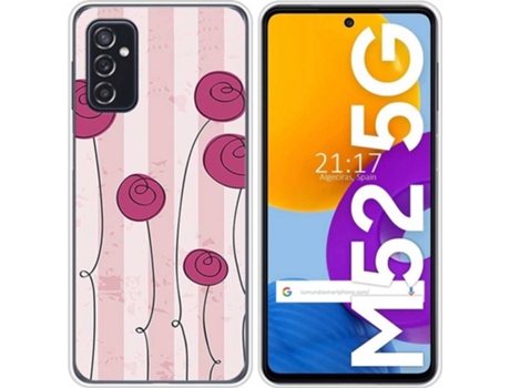 Carcasa Samsung Galaxy M52 5G TUMUNDOSMARTPHONE Flores Vintage Multicolor