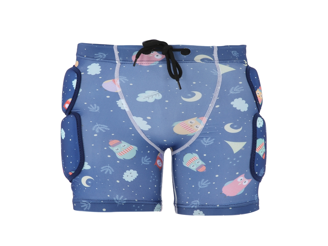2026-protector De Cadera Para Niños Con Relleno Eva Para Esquí, Patinaje Y Roller Skating Azul Oscuro Xxs