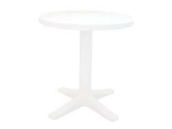 Mesa Redonda Exterior Ø70 Blanco Banyoles Garbar