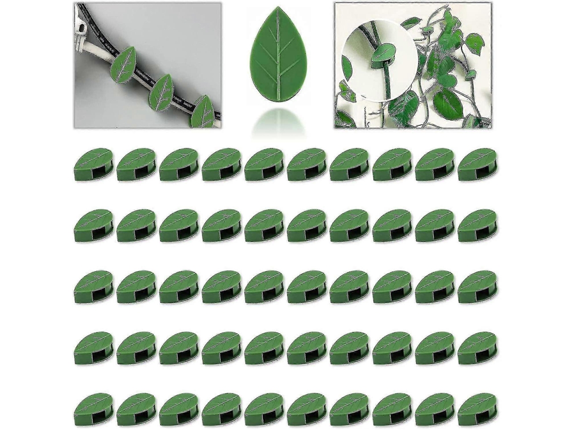 50 Clip De Fixture De Pared Para Plantas Trepadoras, Clip Invisible Autoadhesivo Para Colgar Enredaderas Y Fixar Cables 50 Piezas
