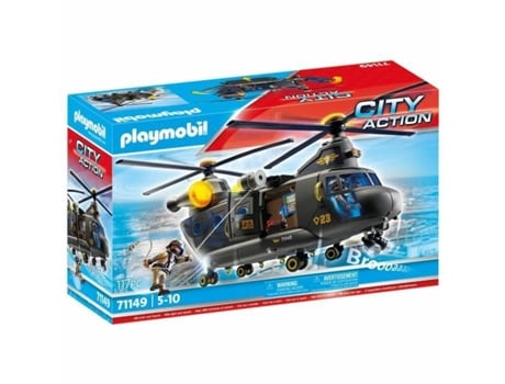 Set de juguetes PLAYMOBIL Police Plane City Action Plástico