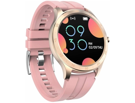 Smartwatch MDUG Monitor de Frequência Cardíaca Rosa