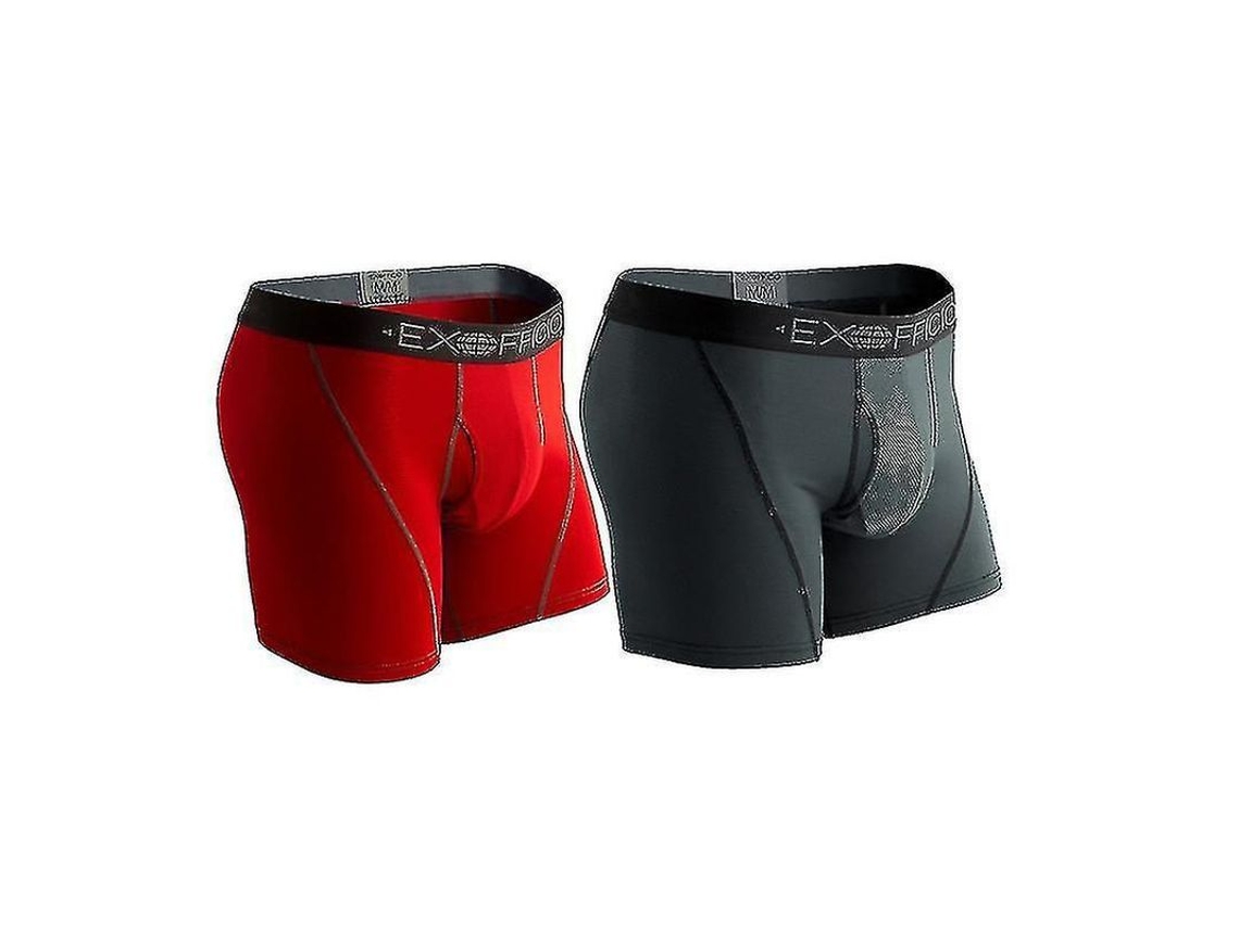 Paquete De 2 Calzoncillos Deportivos De Malla Para Hombre Exofficio, 6 Pulgadas, Tallas Estadounidenses.