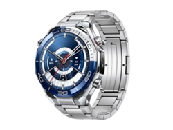 Bracelete Para Huawei Watch Ultimate 2 - Liga De Titânio - Fecho Dobrável Prateada
