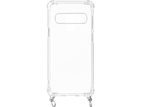 Carcasa Samsung Galaxy S10 Plus AVIZAR Anillo Personalizable con Bisutería Transparente