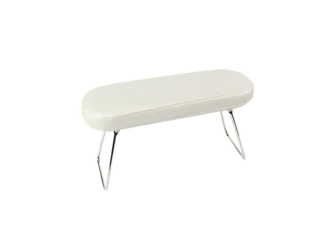 1 cojín de mano beige/blanco*